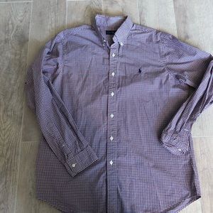 Ralph Lauren polo Long sleeve button up sz L